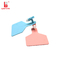 Veterinary Management TPU Material Single Cow Sheep Ear Tag In Pink